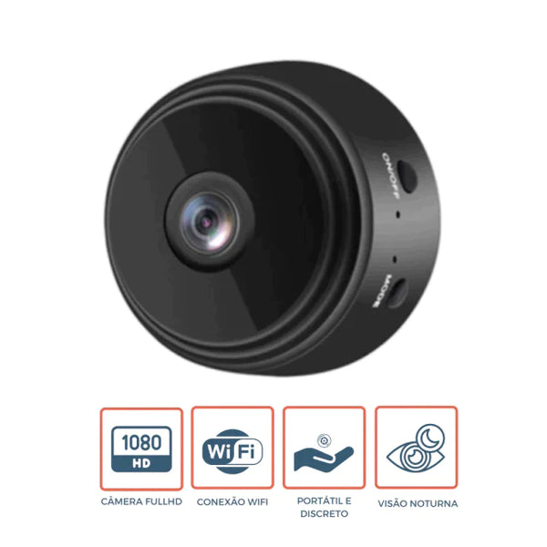 Mini Câmera Magnética HomeSafe® Wifi FullHD Original